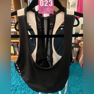 ZYIA Active Women’s White on Black Game Day Light n Tight Bra